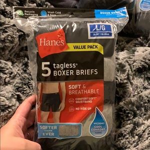 Hanes Boxer Briefs 5-pack
